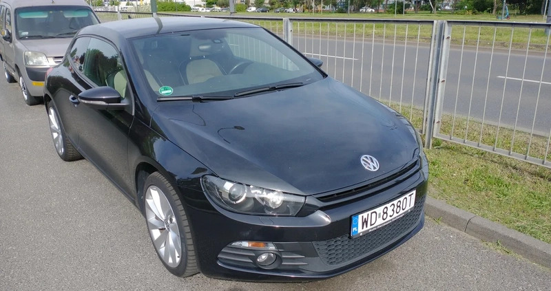 Volkswagen Scirocco cena 36500 przebieg: 174456, rok produkcji 2014 z Warszawa małe 137